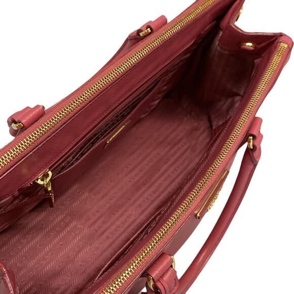 PRADA Triangle Logo Tote Bag - Picture 10 of 16